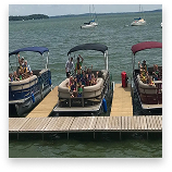 Pontoons at the dock